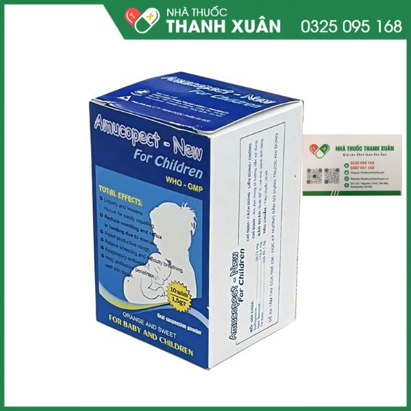 Amucopect - New - Thuốc trị ho, long đờm cho trẻ